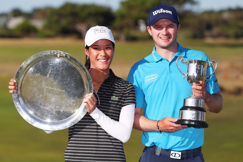 David Law, Celine Boutier pull out matching first-time wins at the ISPS Handa Vic Open