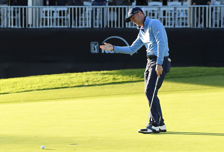 Justin Thomas picks a bad time for his putter to go cold, costing him a chance at a 10th PGA Tour career win