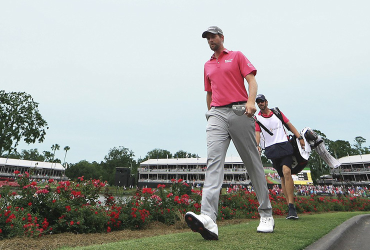 The long walk to 17 at TPC Sawgrass