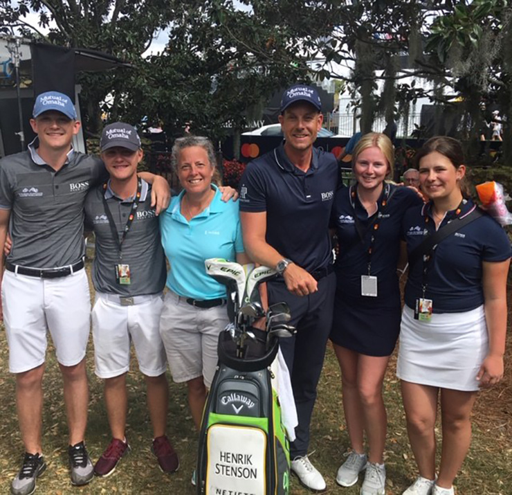 Henrik Stenson’s rally after an opening 77 gives four Swedish juniors he’s hosting a lesson in perseverence