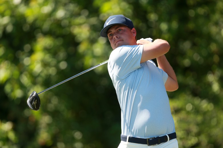 Keith Mitchell buries a winning putt and the label of relative unknown