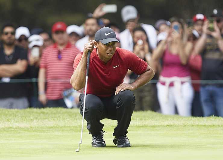 Tiger Woods arrives at TPC Sawgrass with putting coach Matt Killen in tow