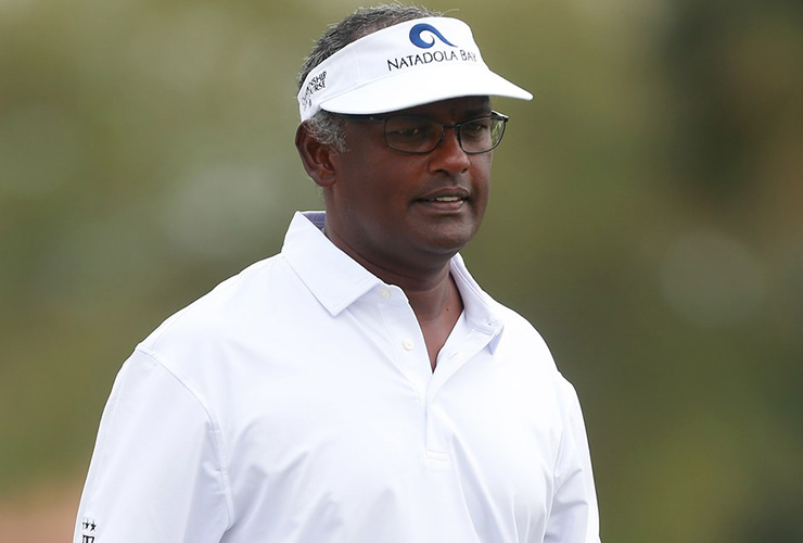 Vijay Singh, 56, in final pairing on Sunday, looking for a PGA Tour record and a second big payday in 2019