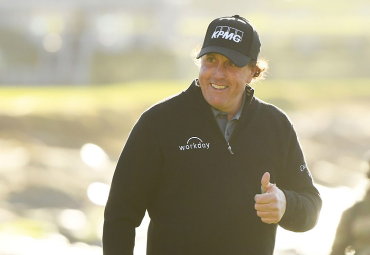 Phil Mickelson explains why he hit driver out of that bush as only Phil Mickelson can