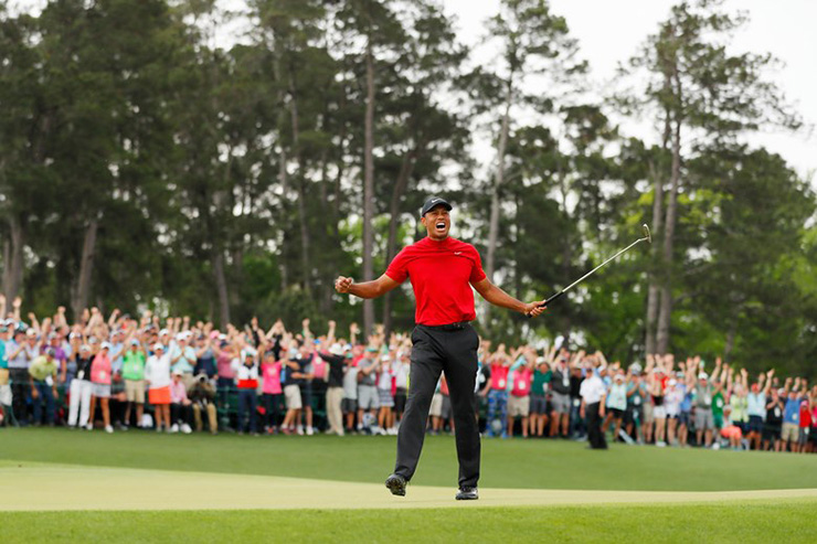 Tiger Woods’ winning Masters putt already has 7.4 million more views than Patrick Reed’s from a year ago