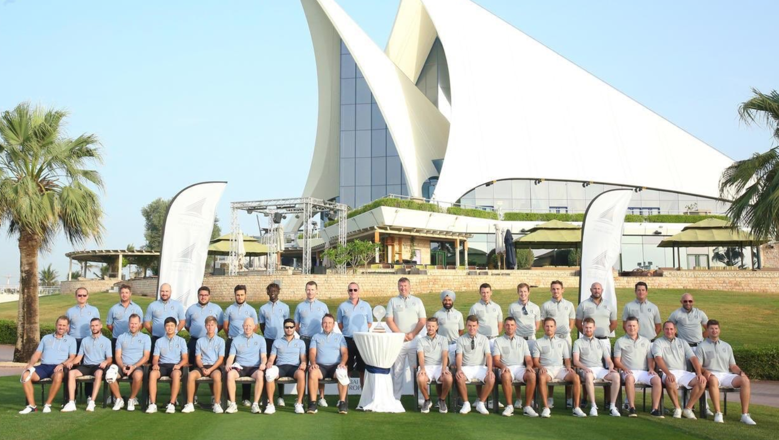 Pros lead EGF amateurs by two points heading into Sunday’s Dubai Golf Trophy Singles