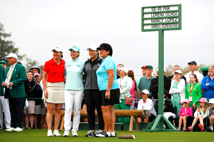 Hall of Famers get emotional as they kick off the final round of the Augusta National Women’s Amateur