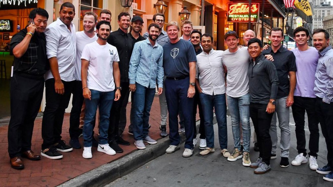 Preparing for Royal Melbourne begins in New Orleans for Ernie Els and his International hopefuls