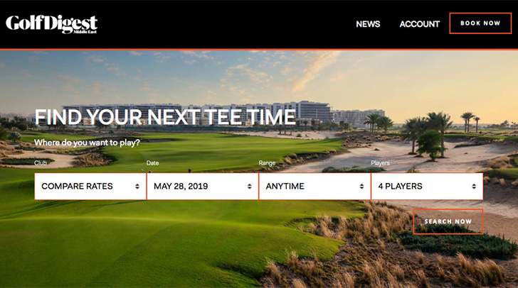 Golf Digest Middle East launches online booking system offering readers unbeatable green fee rates