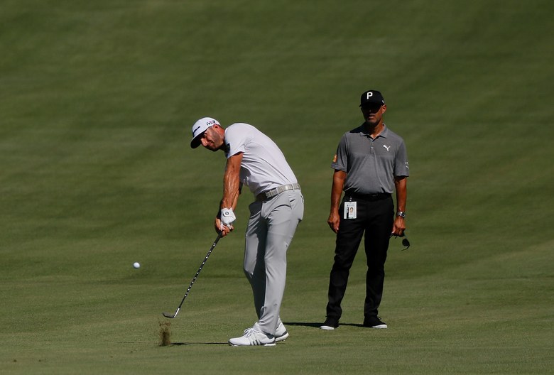 Dustin Johnson-Claude Harmon split at least makes things simpler—for player and coach