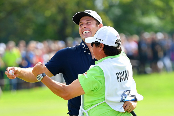 Andrea Pavan outlasts Matt Fitzpatrick in a playoff to win the BMW International Open