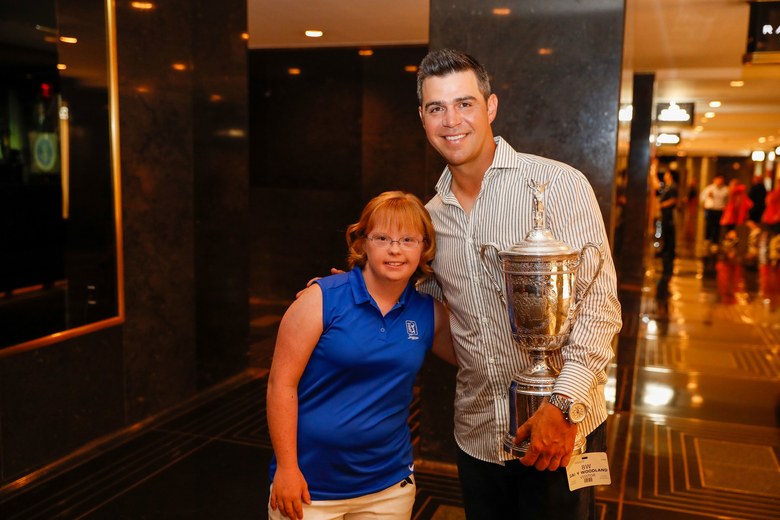 This video of Gary Woodland surprising Amy Bockerstette with the U.S. Open trophy is priceless