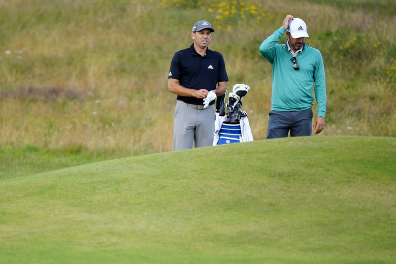 Video surfaces of Sergio Garcia tossing club at his caddie during the Open, Golf Twitter takes him to task