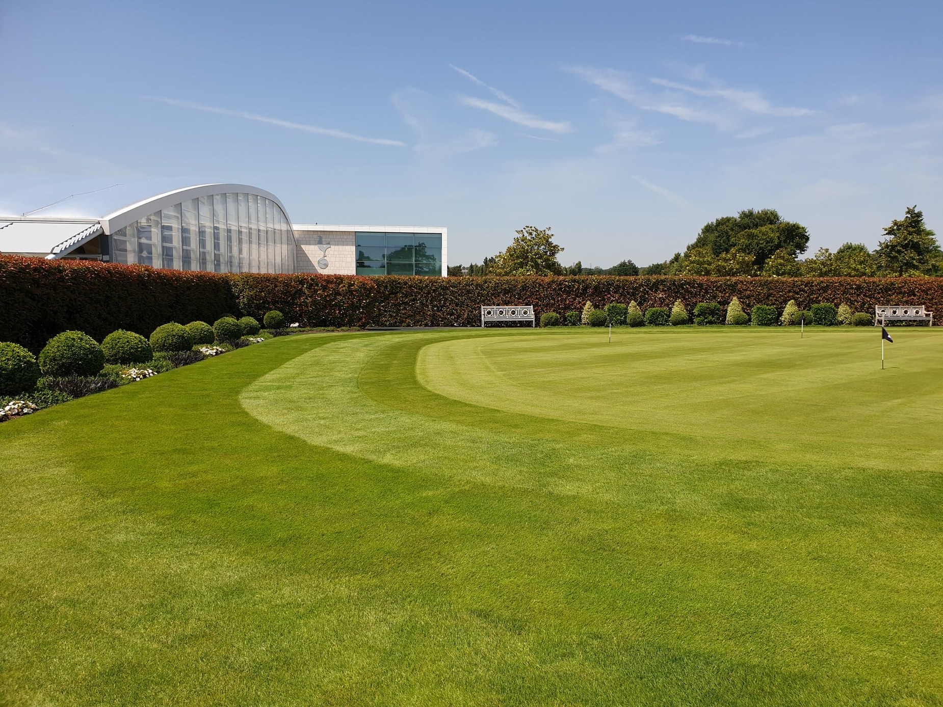 English Premier League team has a putting green at their training facility