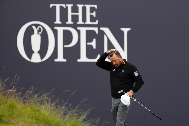 The Open 2019: Watch Graeme McDowell take anger out on golf bag as his potentially special round falls apart