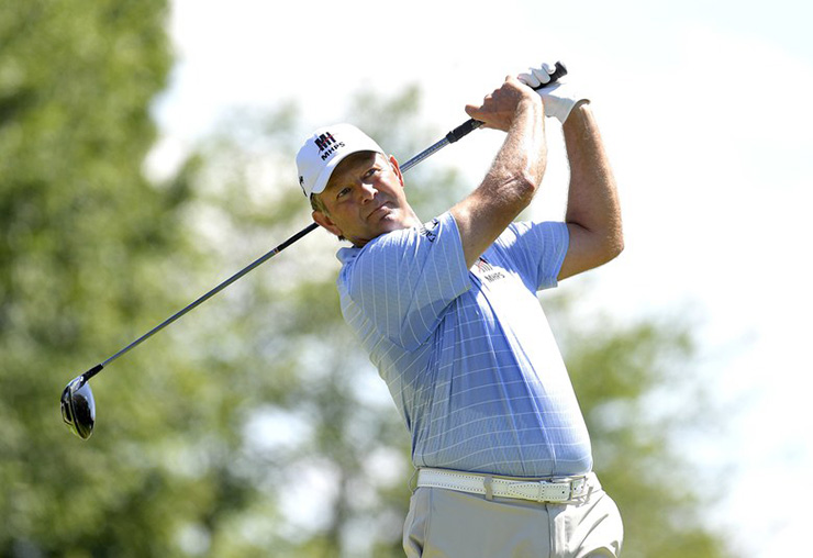 Retief Goosen birdies final two holes to secure his first PGA Tour Champions victory
