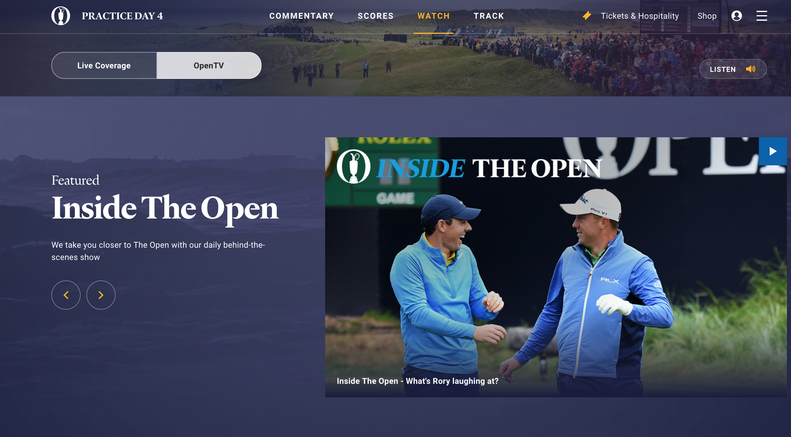 Live Open Championship coverage to be streamed to major starved Middle East fans