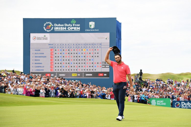 Jon Rahm wins the Irish Open with a Sunday 62, sending a statement on the eve of The Open at Portrush