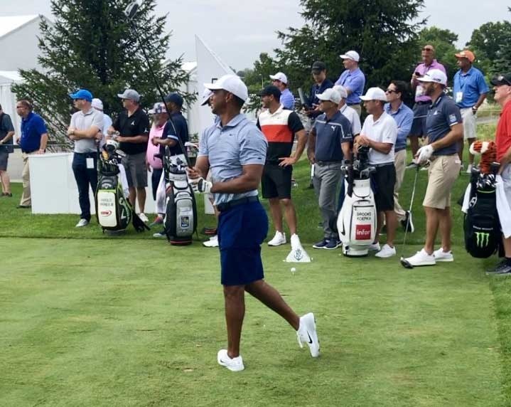 Tiger Woods dodges weather delay, gets FedEx Cup Playoffs prep underway