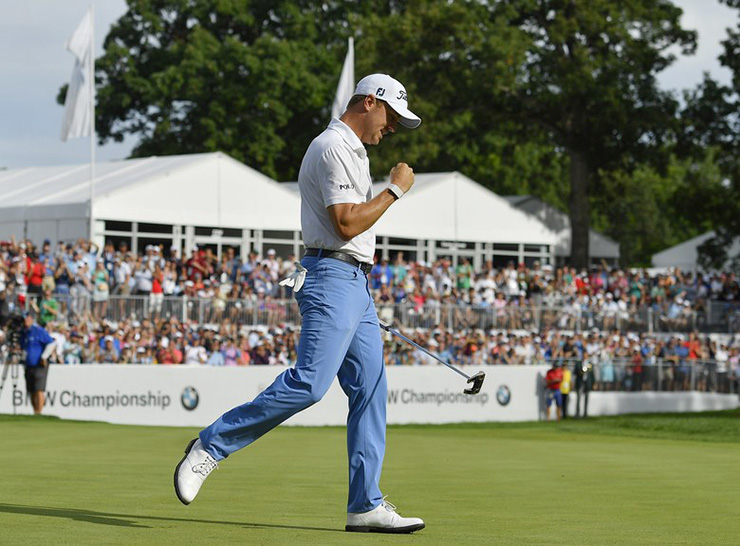 Justin Thomas wins the BMW Championship by three and, yes, leads the Tour Championship by two