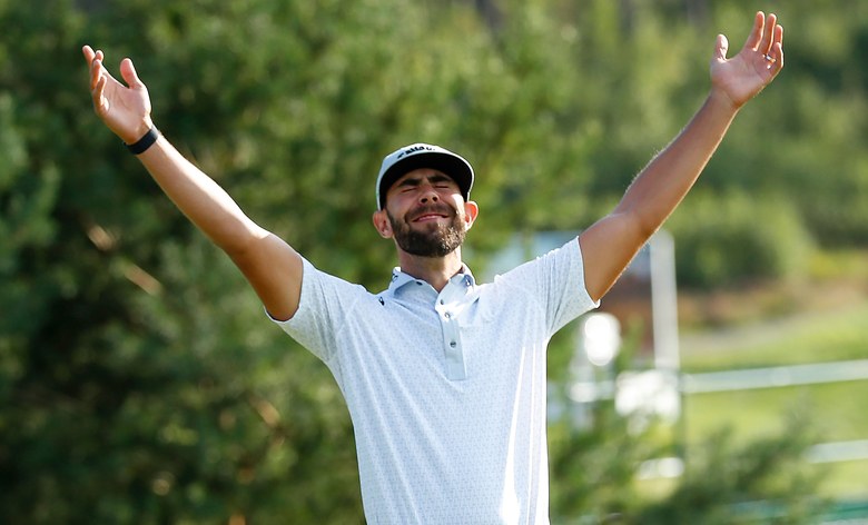 South Africa’s Erik Van Rooyen gets emotional after claiming first European Tour title
