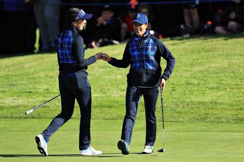 Two members of Team Europe who deserve a lot of credit for the win