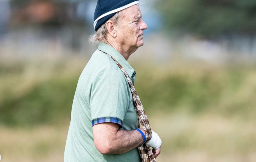 Bill Murray, true grinder, plays Alfred Dunhill Links Championship with a bum wing