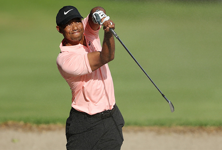 This video montage of spectacular Tiger Woods recovery shots will brighten up your week