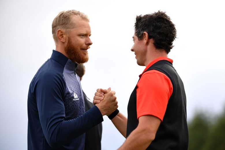 Sebastian Soderberg beats Rory McIlroy as part of wild five-man playoff at the European Masters