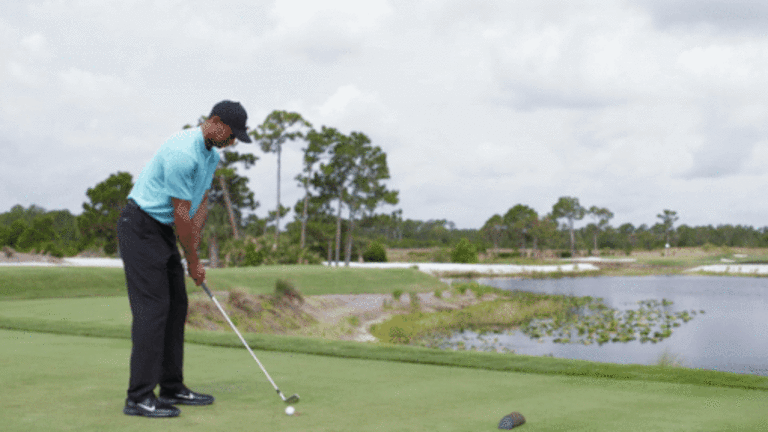 What Tiger thinks about over the ball