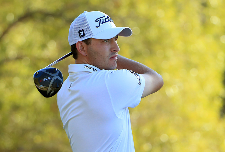 Not surprisingly, Patrick Cantlay is at the top of the leader board at the Shriners Hospitals for Children Open