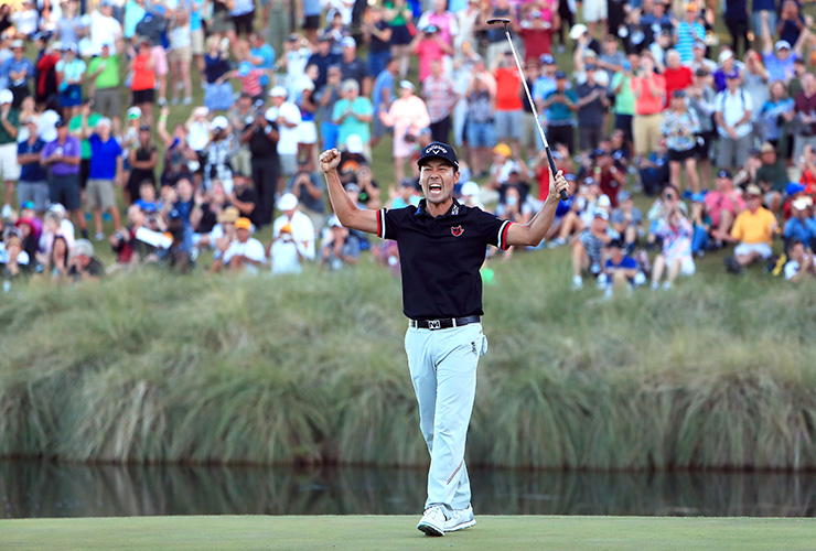 Kevin Na defeats Patrick Cantlay in a playoff for his second career victory in Las Vegas