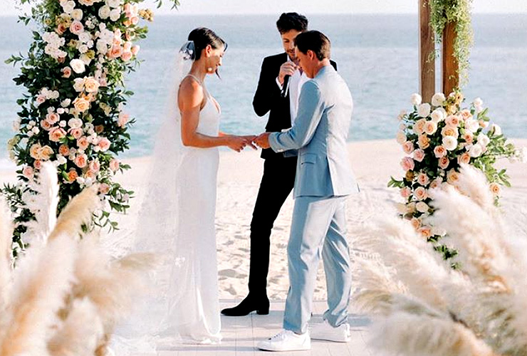 Rickie Fowler shares first photos from his wedding to Allison Stokke, possibly wore Pumas to ceremony