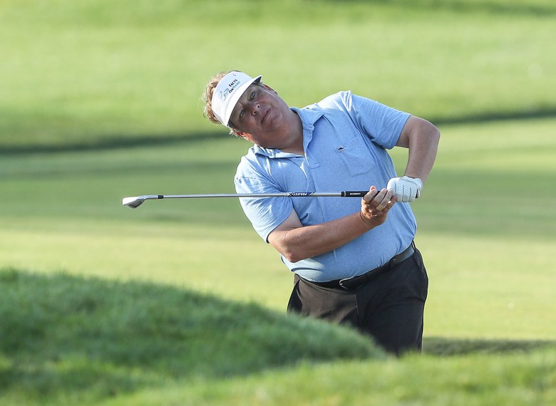 Tim Herron turns back the clock at the RSM Classic after turning to his teenage son to caddie for him