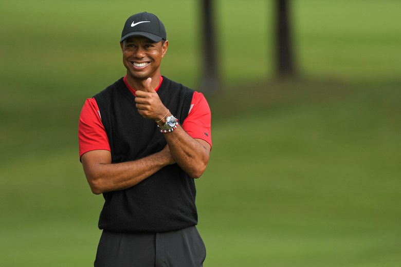 Did Tiger Woods just drop a major hint he plans to play on the senior tour?
