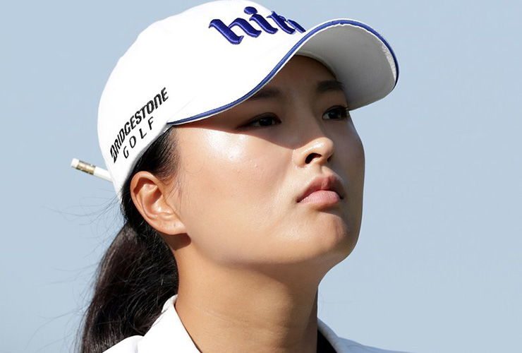 Jin Young Ko, No. 1 in the world, will be playing hurt at the CME Group Tour Championship