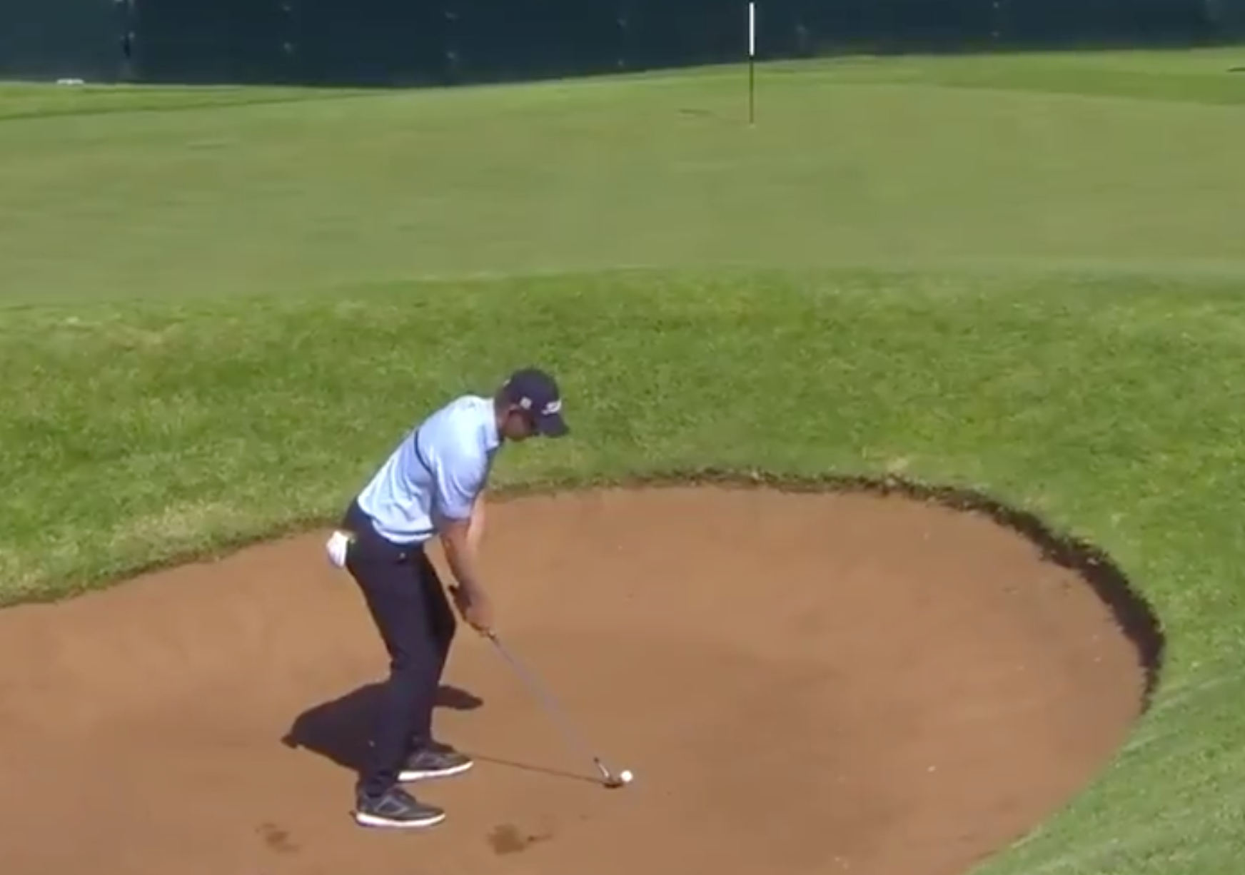 Behold the greatest shank in the history of the European Tour
