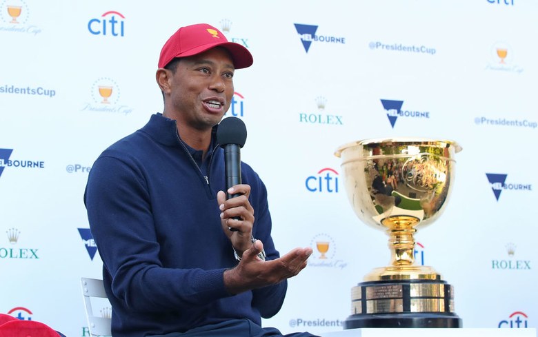 Tiger Woods uses one of four Presidents Cup captain’s picks on himself