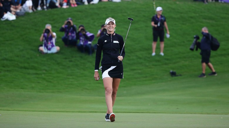 Nelly Korda defends her title in Taiwan, credits her caddie, who happens to be the runner-up’s fiancé