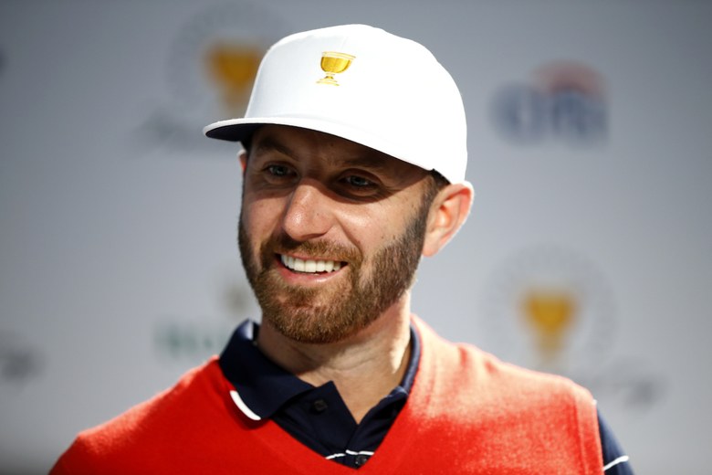Dustin Johnson not worried about knee. ‘As good as I can be’