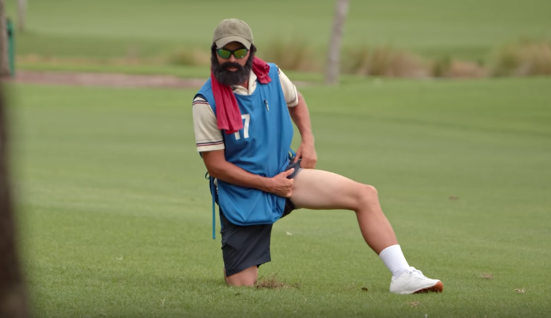 Rickie Fowler goes undercover as a caddie, fools everyone with Zach Galifianakis-esque beard