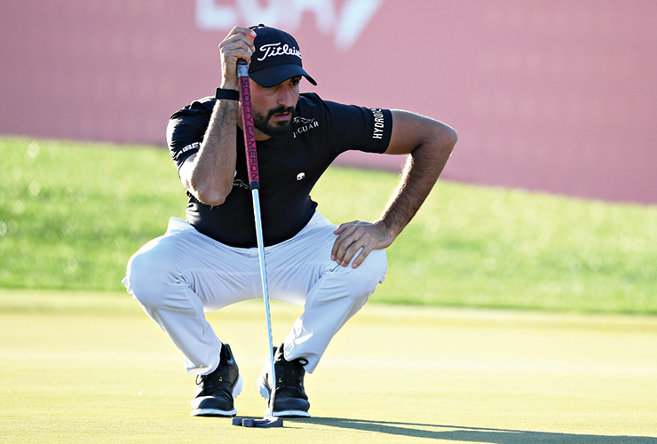 Unheralded Italian Francesco Laporta fires 63 for halfway lead in Abu Dhabi