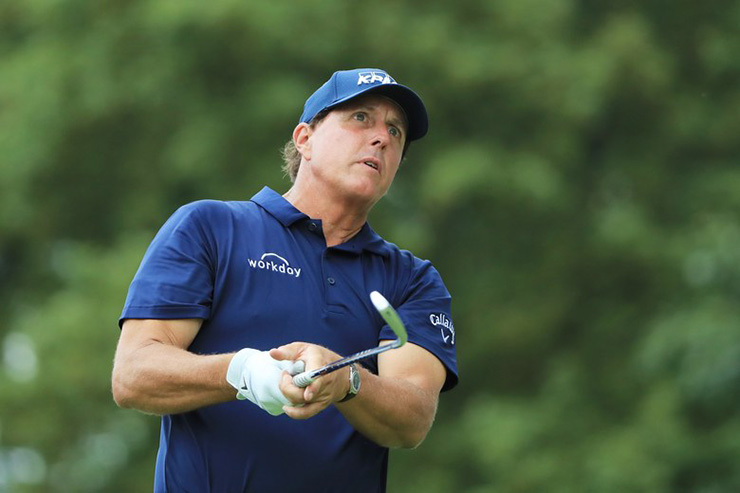 Phil Mickelson, after playing Saudi pro-am with backers of rival PGA Tour venture, says he’s impressed by Premier Golf League pitch