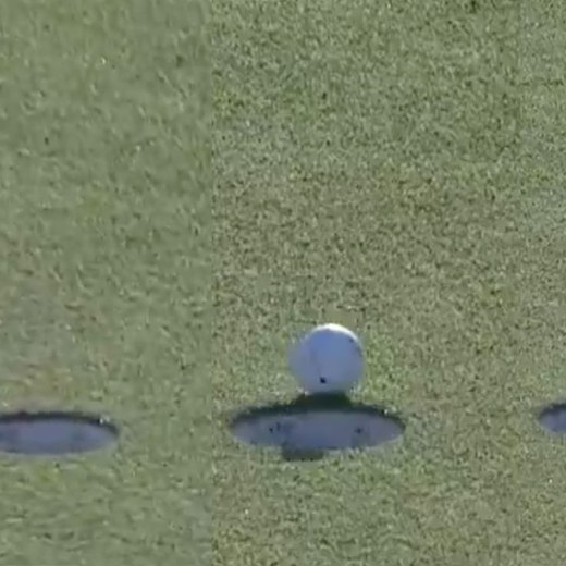Watch this Miguel Angel Jimenez’s putt seem to defy physics in Hawaii