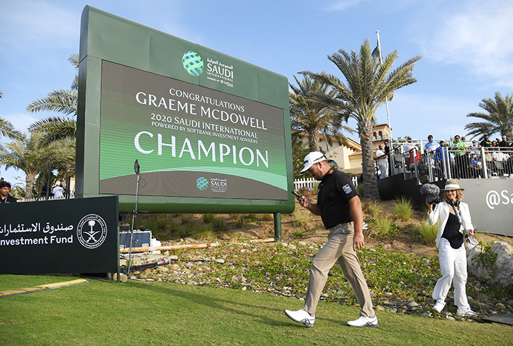 Strike another one up for the 40-somethings as McDowell captures Saudi International