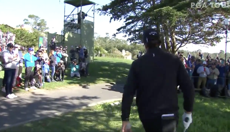 Even by Phil standards, this Phil Mickelson scramble will blow your mind