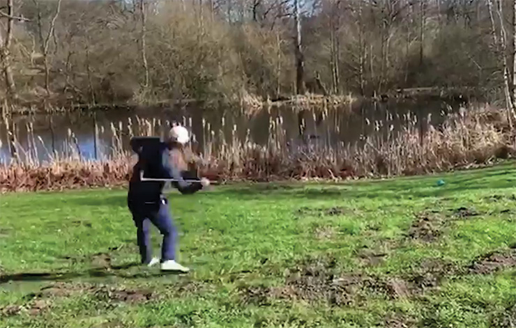 European Tour pro imitates Tiger Woods and other golfers, is your new quarantine MVP