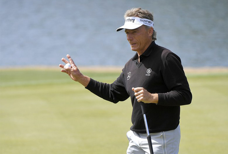 Bernhard Langer ageless? Well, he’s 62 and still rolling, winning the Cologuard Classic