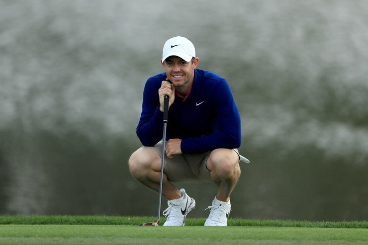 Rory McIlroy grinding in the pro-am…to win a bet and stay focused