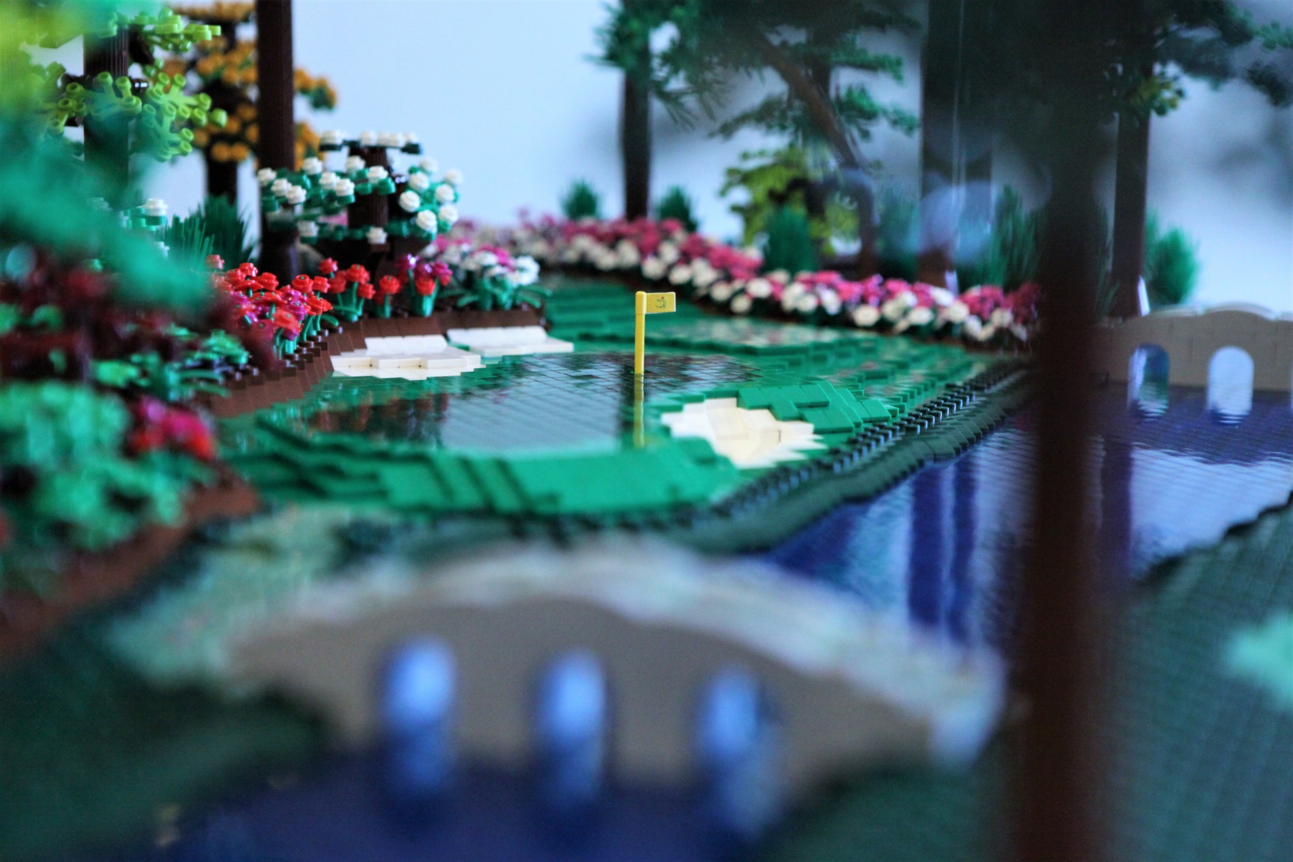 This LEGO replica of Augusta National’s 12th hole is one of the great engineering feats of our time